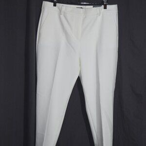 Talbots Heritage Pants Women's Size 12P Petite White Straight Leg NWT